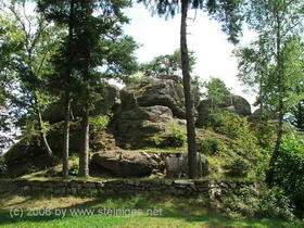 Heidenstein mit Scheitelchakra