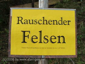 rauschender Felsen